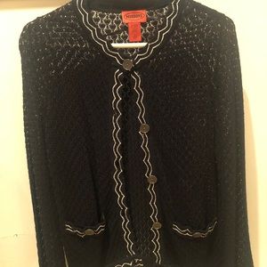 Cardigan black sweater